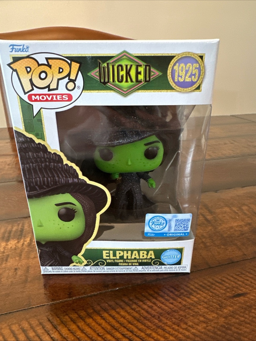 Funko Pop! Wicked Elphaba with Grimmerie (Glitter) #1925 W/ PROTECTOR